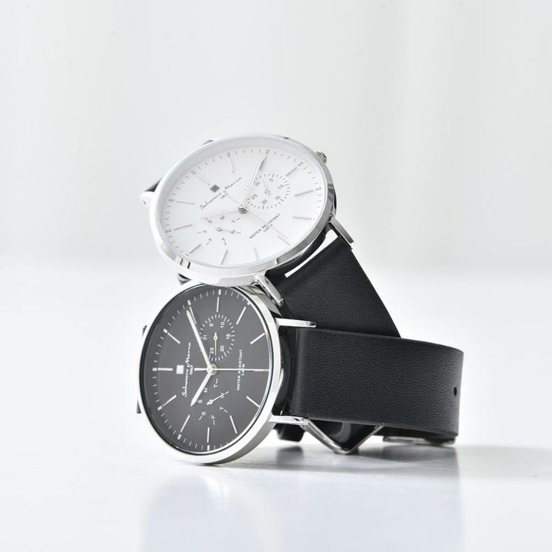 Salvatole Marra シンプル腕時計 本革ベルト/aa1548 | DCOLLECTION (ディーコレクション)