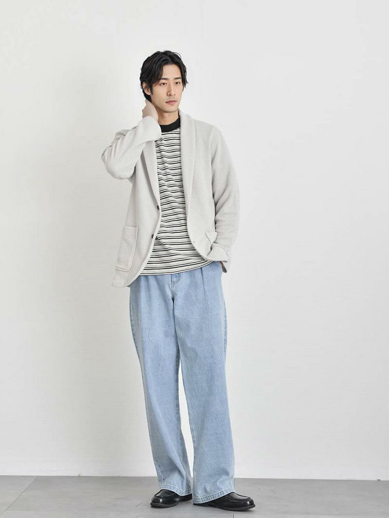 ワッフルショールカーディガン | DCOLLECTION (ディーコレクション)