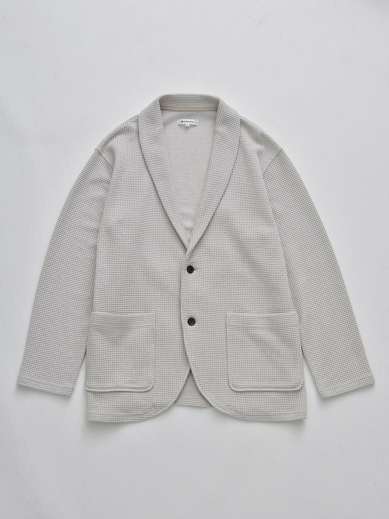 使用アイテム：ワッフルショールカーディガン（ベージュ）
