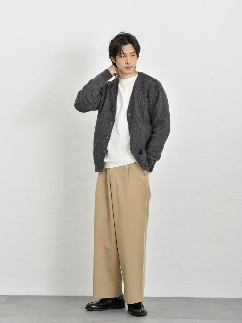 【専用】希少✨DRIES VAN NOTEN ニットカーディガン リブ編 リブシアーニットカーディガン | natural couture(ナチュラル