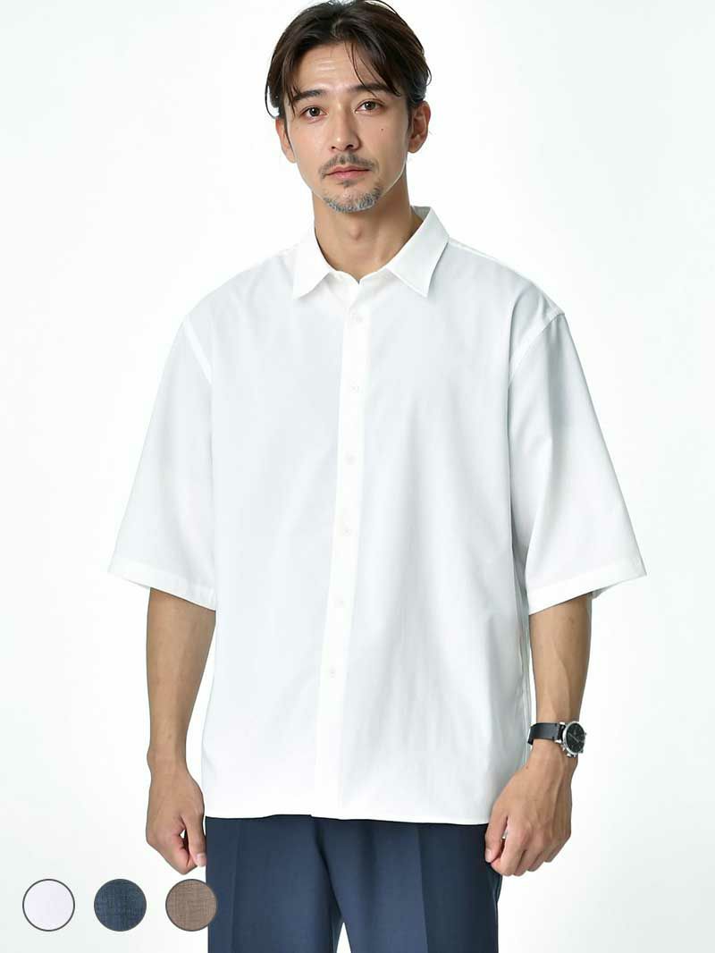 SACS レギュラーカラー半袖シャツ | DCOLLECTION (ディーコレクション)
