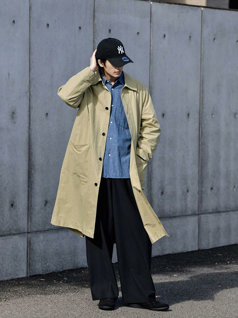 ワッシャーステンカラーコート | DCOLLECTION (ディーコレクション)