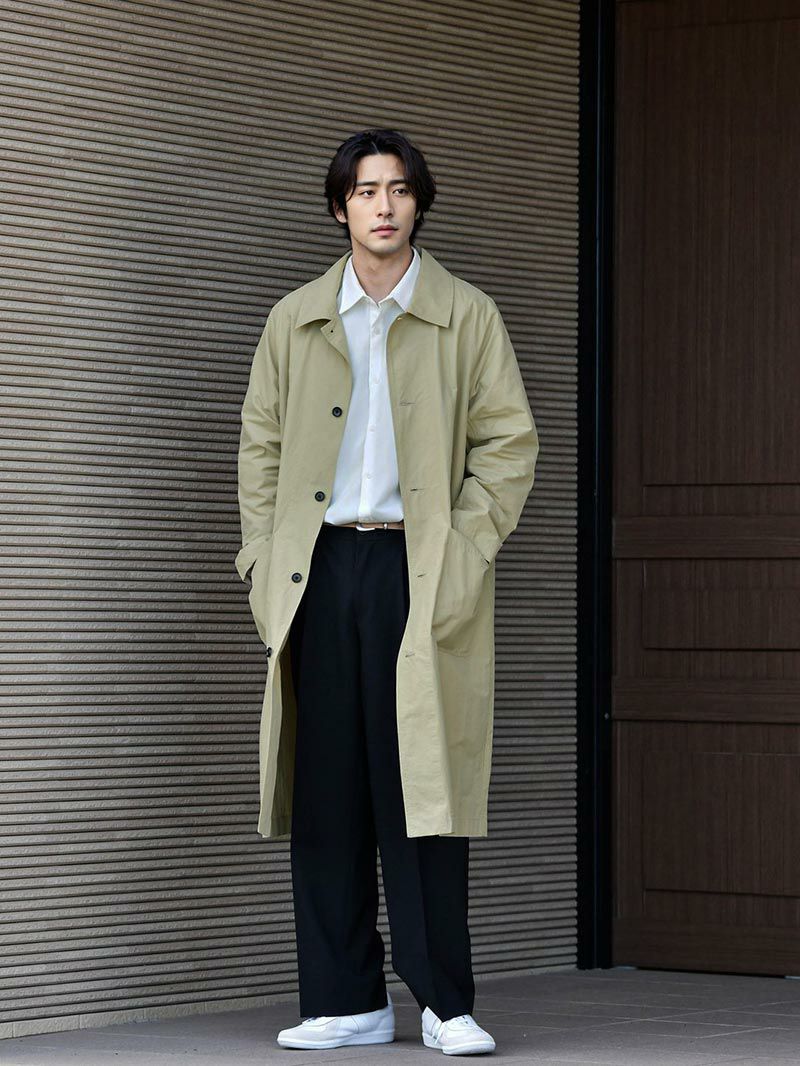 ワッシャーステンカラーコート | DCOLLECTION (ディーコレクション)
