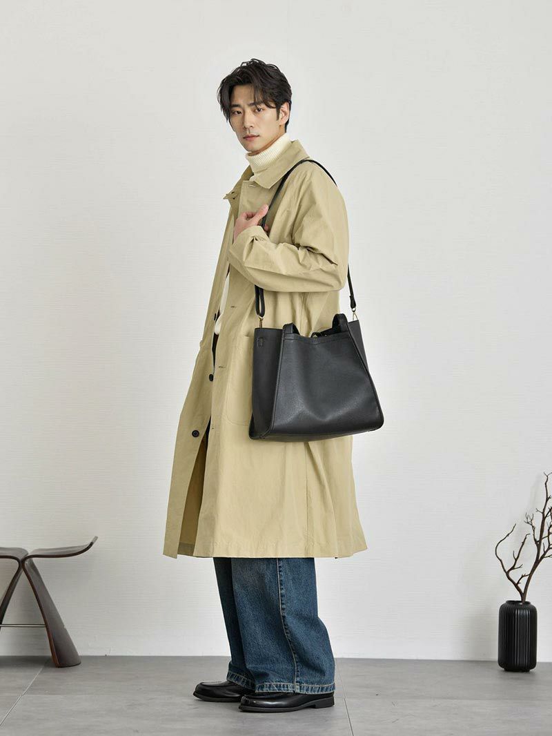 ワッシャーステンカラーコート | DCOLLECTION (ディーコレクション)
