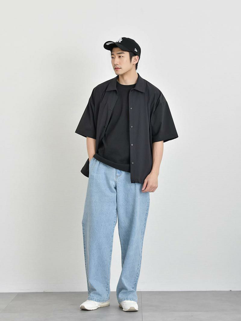 テック半袖コーチシャツ(セットアップ対応) | DCOLLECTION
